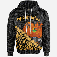 Papua New Guinea Zip Hoodie Gold Polynesian Patterns With Bamboo Unisex Gold - Polynesian Pride