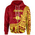 Rotuma Zip Hoodie Kalvaka Flag Rotuma Unisex Red - Polynesian Pride