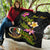 Vanuatu Polynesian Custom Personalised Quilt - Plumeria Tribal - Polynesian Pride