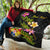 Tonga Polynesian Custom Personalised Quilt - Plumeria Tribal - Polynesian Pride