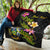 Solomon Islands Polynesian Custom Personalised Quilt - Plumeria Tribal - Polynesian Pride