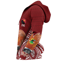 Papua New Guinea Legend Pullover Hoodie Papua New Guinea Flag Coat of Arms A16 - Polynesian Pride