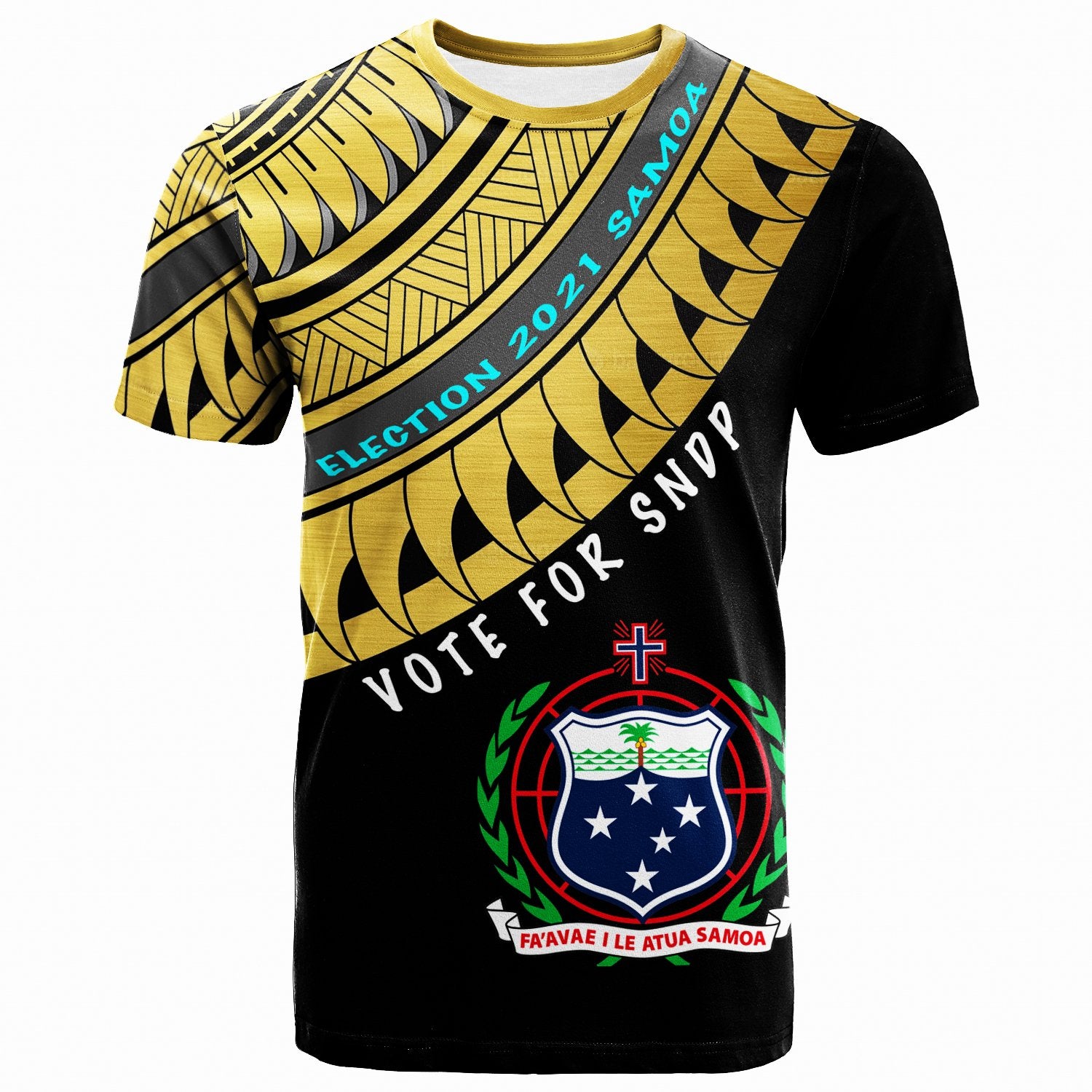 Samoa T Shirt Vote For SNDP Unisex Art - Polynesian Pride