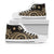 Marshall Islands High Top Shoes - Gold Tentacle Turtle Unisex White - Polynesian Pride