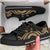 Guam Low Top Canvas Shoes - Gold Tentacle Turtle - Polynesian Pride