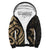 Fiji Sherpa Hoodie - Gold Tentacle Turtle Crest Gold - Polynesian Pride