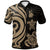 New Caledonia Polo Shirt Gold Tentacle Turtle Unisex Gold - Polynesian Pride