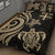 Fiji Quilt Bed Set - Gold Tentacle Turtle - Polynesian Pride