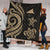 Tokelau Premium Quilt - Gold Tentacle Turtle - Polynesian Pride