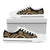 Tahiti Low Top Canvas Shoes - Gold Tentacle Turtle - Polynesian Pride