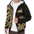 Tokelau Sherpa Hoodie - Gold Tentacle Turtle - Polynesian Pride