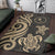 Chuuk Area Rug - Gold Tentacle Turtle - Polynesian Pride