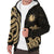 Nauru Sherpa Hoodie - Gold Tentacle Turtle Crest - Polynesian Pride