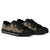 Tahiti Low Top Canvas Shoes - Gold Tentacle Turtle - Polynesian Pride