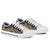 Samoa Low Top Canvas Shoes - Gold Tentacle Turtle - Polynesian Pride