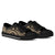 Tokelau Low Top Canvas Shoes - Gold Tentacle Turtle - Polynesian Pride