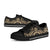 Tahiti Low Top Canvas Shoes - Gold Tentacle Turtle - Polynesian Pride