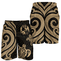 Tonga Men's Short - Gold Tentacle Turtle - Polynesian Pride