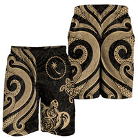 Chuuk Men's Short - Gold Tentacle Turtle - Polynesian Pride