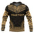 New Caledonia Polynesian Chief Custom Hoodie Gold Version - Polynesian Pride