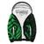 Papua New Guinea Sherpa Hoodie - Green Tentacle Turtle Green - Polynesian Pride