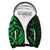 Pohnpei Sherpa Hoodie - Green Tentacle Turtle Green - Polynesian Pride