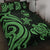 Guam Quilt Bed Set - Green Tentacle Turtle Green - Polynesian Pride