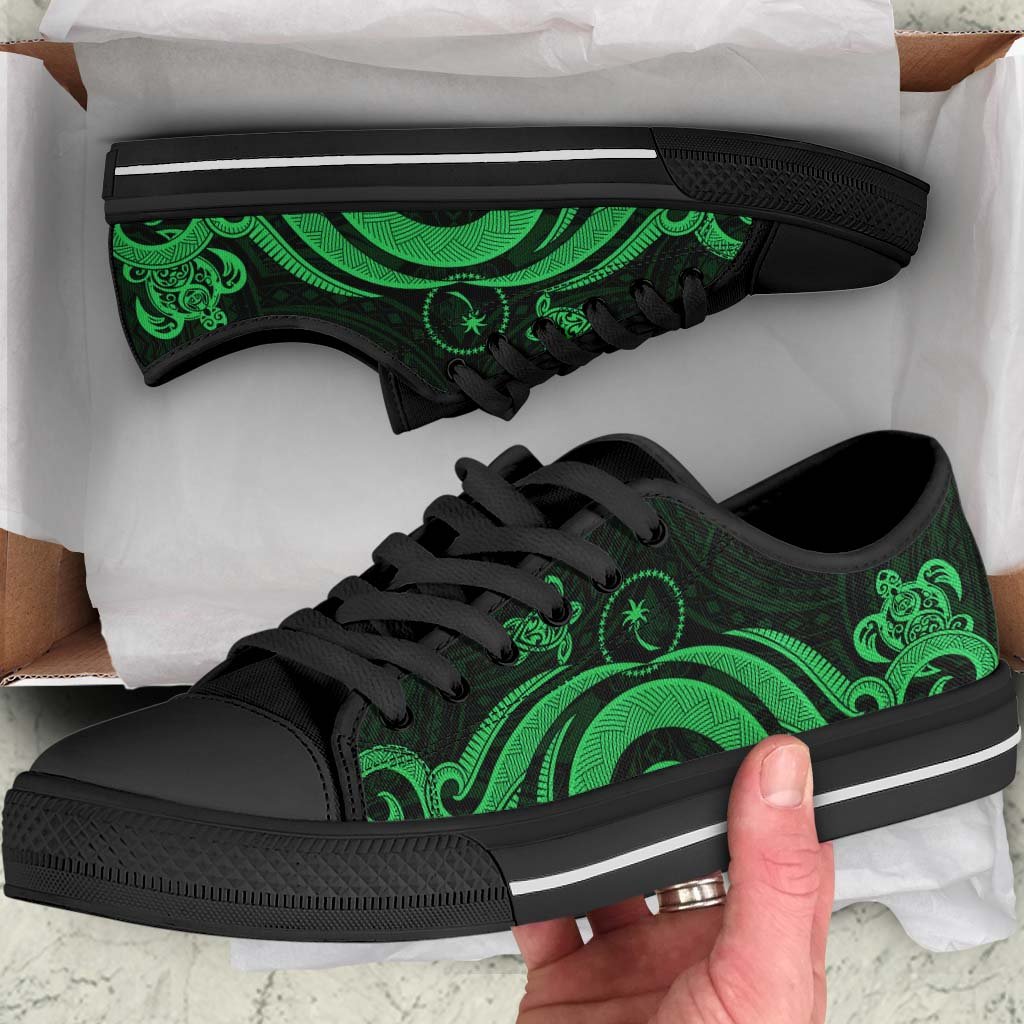 Chuuk Low Top Shoes - Green Tentacle Turtle - Polynesian Pride