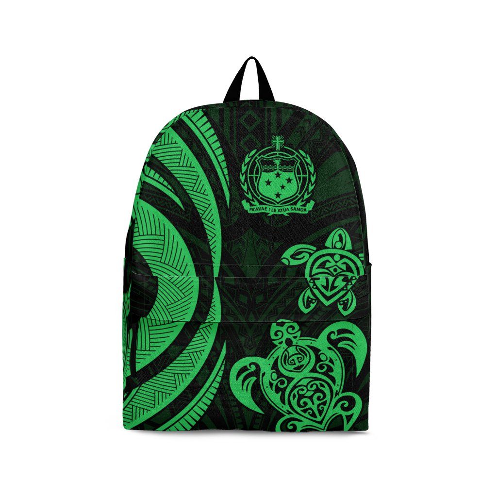 Samoa Backpack - Green Tentacle Turtle Green - Polynesian Pride