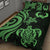 Pohnpei Quilt Bed Set - Green Tentacle Turtle - Polynesian Pride