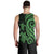 Federated States of Micronesia Men's Tank Top - Green Tentacle Turtle - Polynesian Pride