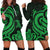 Palau Women Hoodie Dress - Green Tentacle Turtle Green - Polynesian Pride