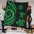 Tuvalu Premium Quilt - Green Tentacle Turtle - Polynesian Pride