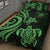 Niue Quilt Bed Set - Green Tentacle Turtle - Polynesian Pride