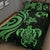 Tonga Quilt Bed Set - Green Tentacle Turtle - Polynesian Pride