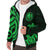 Federated States of Micronesia Sherpa Hoodie - Green Tentacle Turtle - Polynesian Pride