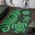 Tahiti Area Rug - Green Tentacle Turtle - Polynesian Pride