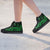 Marshall Islands High Top Shoes - Green Tentacle Turtle Crest - Polynesian Pride