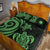 Marshall Islands Quilt Bed Set - Green Tentacle Turtle - Polynesian Pride