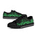 Niue Low Top Canvas Shoes - Green Tentacle Turtle - Polynesian Pride