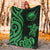 Federated States of Micronesia Premium Blanket - Green Tentacle Turtle - Polynesian Pride