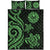 Tahiti Quilt Bed Set - Green Tentacle Turtle - Polynesian Pride