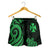 Wallis and Futuna Women's Short - Green Tentacle Turtle - Polynesian Pride