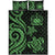 Samoa Quilt Bed Set - Green Tentacle Turtle - Polynesian Pride