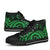 Niue High Top Shoes - Green Tentacle Turtle - Polynesian Pride