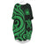 Samoa Batwing Pocket Dress - Green Tentacle Turtle Women Green - Polynesian Pride