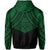 Polynesian Skull Hawaii Hoodie Green Circle Style - Polynesian Pride