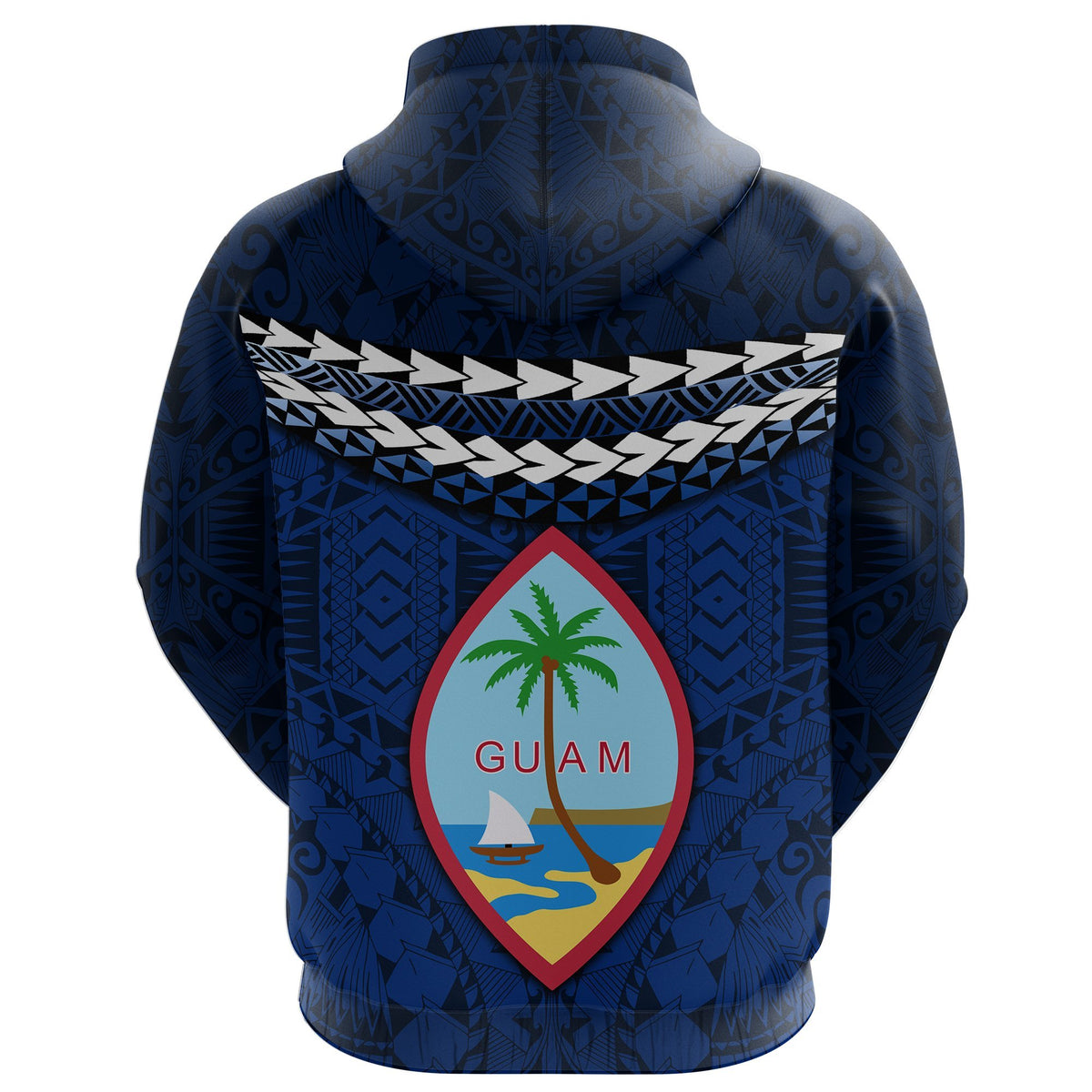 Guam Polynesian Hoodie Vibes Version - Polynesian Pride