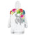 Guam Polynesian Summer Plumeria White Wearable Blanket Hoodie LT9 - Polynesian Pride