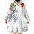 Guam Polynesian Summer Plumeria White Wearable Blanket Hoodie LT9 - Polynesian Pride